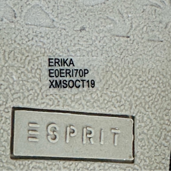 Esprit Size 7.5 Erika Green Camouflage Espadrilles Slip On Flats - Picture 11 of 12